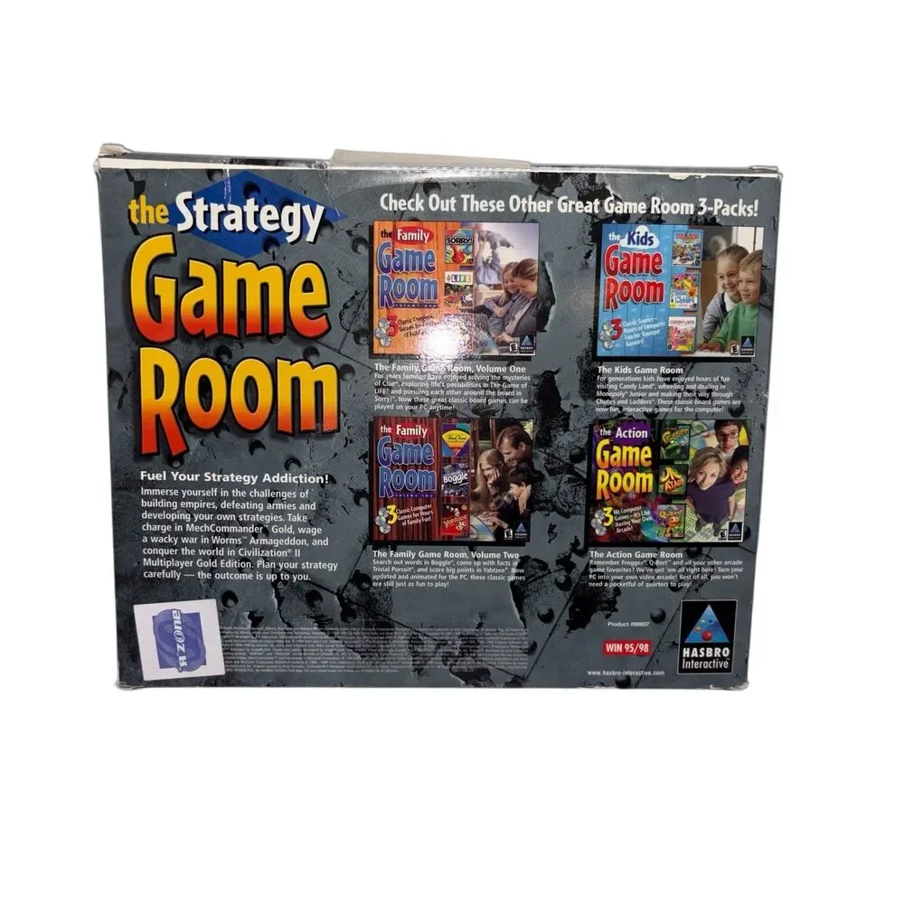 Strategy Game Room PC - Mech Commander Gold, Worms Armageddon, Civilization II